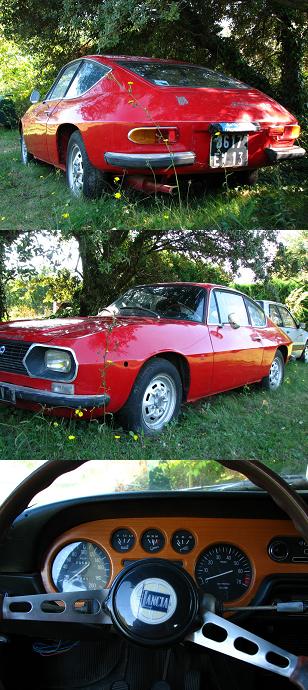 Il s'agit d'une Lancia Fulvia Zagato s rie 2 coup sport 13s comptant un 